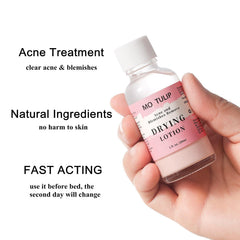 MO TULIP is dabbed on a pimple before bed for targeted overnight care.