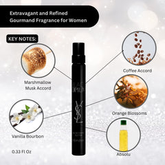 YSL Black Opium Glitter EDP packaging for premium gifting