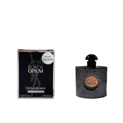 YSL Black Opium mini bottle; travel-friendly size for on-the-go fragrance.