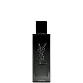 Yves Saint Laurent Myslf bottle closeup highlighting premium masculine scent.