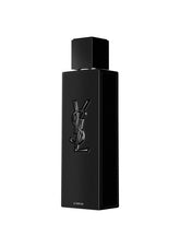 YSL Myslf Le Parfum bottle front view, bold spicy-woody aroma for evenings
