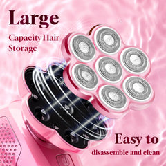 YVTUTW waterproof shaver for both wet and dry use in shower or touchups.