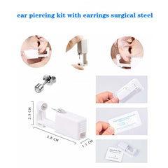 YWDKJGS surgical steel earrings ideal for sensitive skin use.