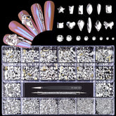 Yzzseven diamonds-12-types suitable for versatile nail art and crafts