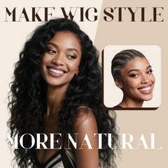 Z-CHARMMY non-slip wig cap features a secure band to keep hair in place.