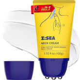 Z:SEA neck roller close-up showing a soothing massage for smoother skin.