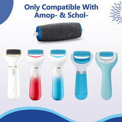ZABOUL Amop regular roller head with diamond crystals for smooth skin prep.