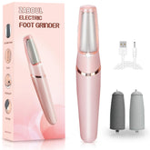 ZABOUL electric foot callus remover shown in compact design for at-home pedicure.