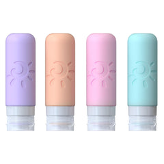 Zafit leakproof bottles tested on planes to keep luggage dry.