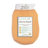 Zakia's Morocco Kessa Glove Salmon Beige, frente, exfoliación suave para piel más tersa