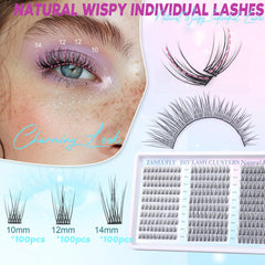 Zanlufly wispy 12mm clusters provide subtle volume