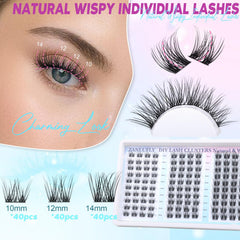 zanlufly lash clusters band close-up highlights the wider band for easier application.