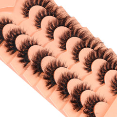 Zanlufly Mink Lashes Multi-layer design adds depth and fullness.