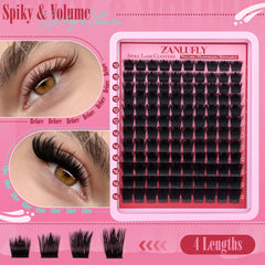 zanlufly Soft-band lashes feel lightweight and comfortable all day.