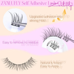 ZANLUFLY wispy lashes clusters deliver subtle volume all day