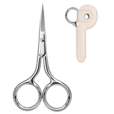 ZASZO eyebrow scissors 3-8 inch stainless for precise brow trimming.
