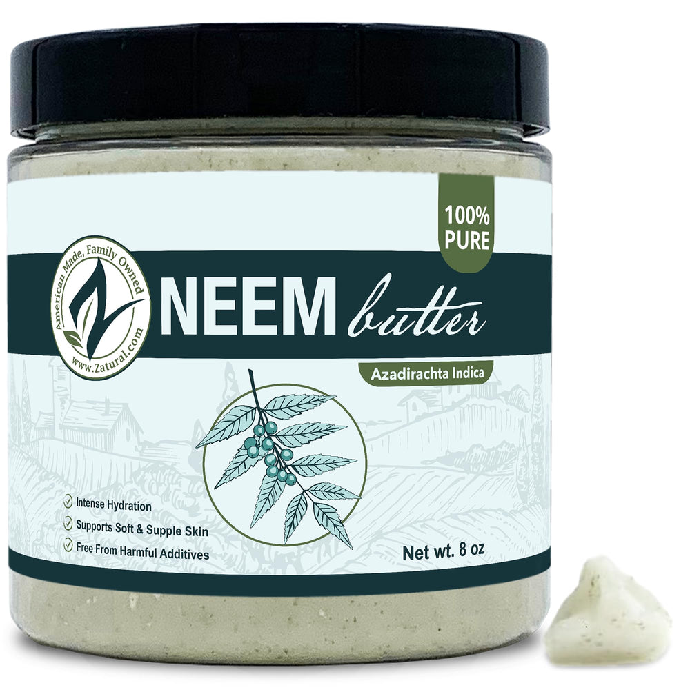 Zatural mantequilla neem coco: hidratación profunda para piel sensible