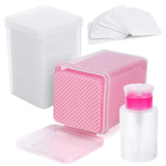 ZCDPFCBD 400-pcs nail cotton pads for clean, professional nail care