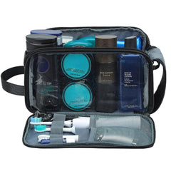 ZEEMO water-resistant toiletry bag protecting contents during travel