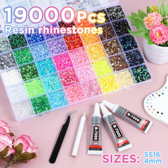 Zefy 40-color resin rhinestones give vibrant options for versatile crafts.