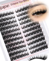 Zegaine cat eye lash clusters left-right design for easy, accurate application.