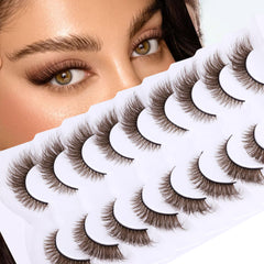 Zegaine dark brown lashes for seamless color match