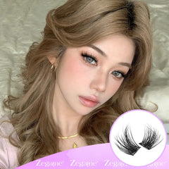 Zegaine glueless lashes provide quick wear and easy removal.