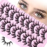 Zegaine Manga Lashes Cat Eye D-Curly dramatic cat eye for cosplay
