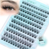 Zegaine self adhesive eyelash clusters wispy pack for quick, secure application