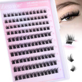 Zegaine self-adhesive lash clusters 10-14mm offer easy application and natural curl.
