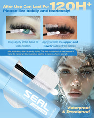 Zegaine 2-in-1 bond and seal in one tube simplifies the lash routine.