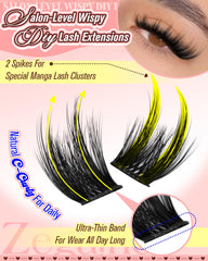 Zegaine wispy lashes in 10-18mm range for versatile looks.