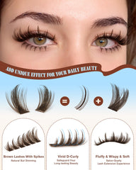 Zegaine wispy manga lashes add instant volume.