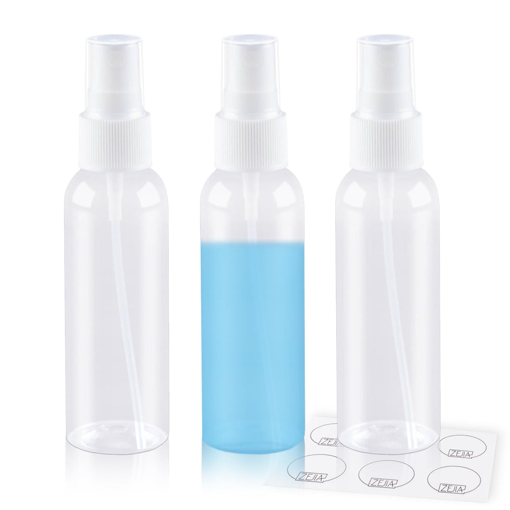 ZEJIA 2oz spray bottle clear view for easy refill identification