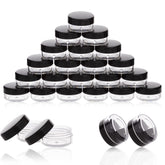 ZEJIA 3g sample container with black lid for travel-friendly storage