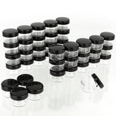 ZEJIA 5g black cosmetic container for travel samples