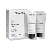 Zenagen Revolve travel shampoo bottle for fine hair, color-safe and plant-based