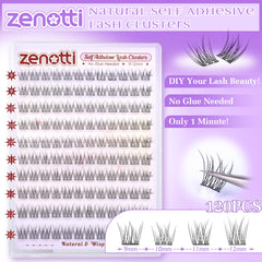 Zenotti wispy C-curly lashes highlight eye shape with lasting comfort.