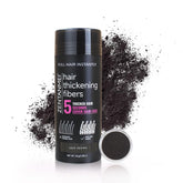 ZENTANMEI fibras capilares marrón oscuro: volumen inmediato para áreas delgadas.