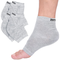 Calcetines hidratantes ZenToes para talones secos, suaves al contacto