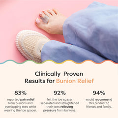 ZenToes Firm Gel Separators help keep space between toes during activity.