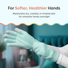 ZenToes guantes hidratantes con aceite de oliva para nutrición nocturna