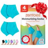 ZenToes medias hidratantes para talones, suavizan la piel seca durante la noche.