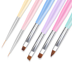 ZEOHBETY builder gel brush for smooth gel application and sculpting.