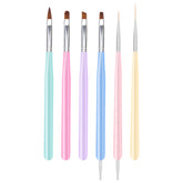 ZEOHBETY nail art brush round-flat for precise line work in gel polish designs.