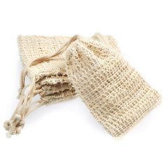 ZEPELOFFY soap bag in sisal for exfoliating lather and quick drying