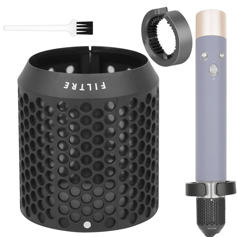 ZEPHBLOW outer filter cage cover for Dyson Airwrap shields dust and hair.