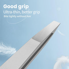 ZERNBER 25-degree angled tweezers shaping brows precisely