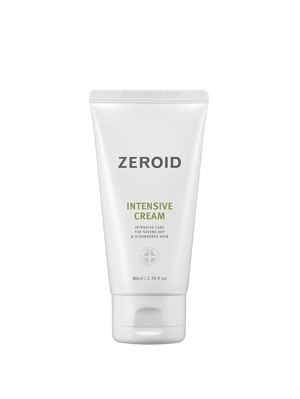 ZEROID Intensive Cream jar front signals premium hydration for dry skin