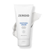 ZeroID Soothing Cream texture close-up, gentle hydration for sensitive skin.